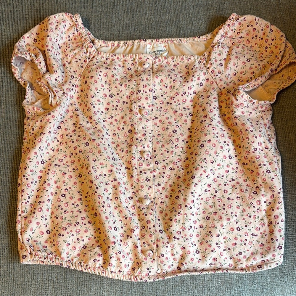 Abercrombie Kids Pink Floral Top